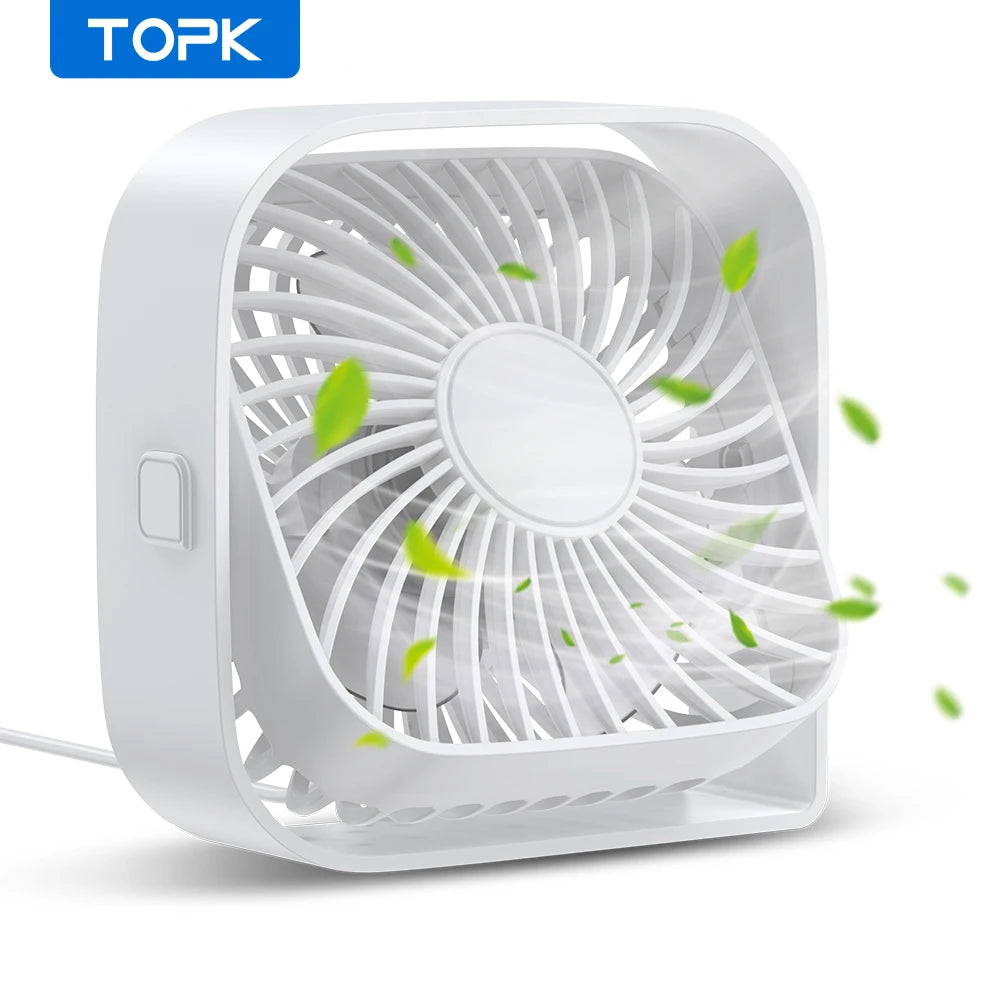 No drive BreezePro:Ultra-Quiet Portable USB Desk Fan