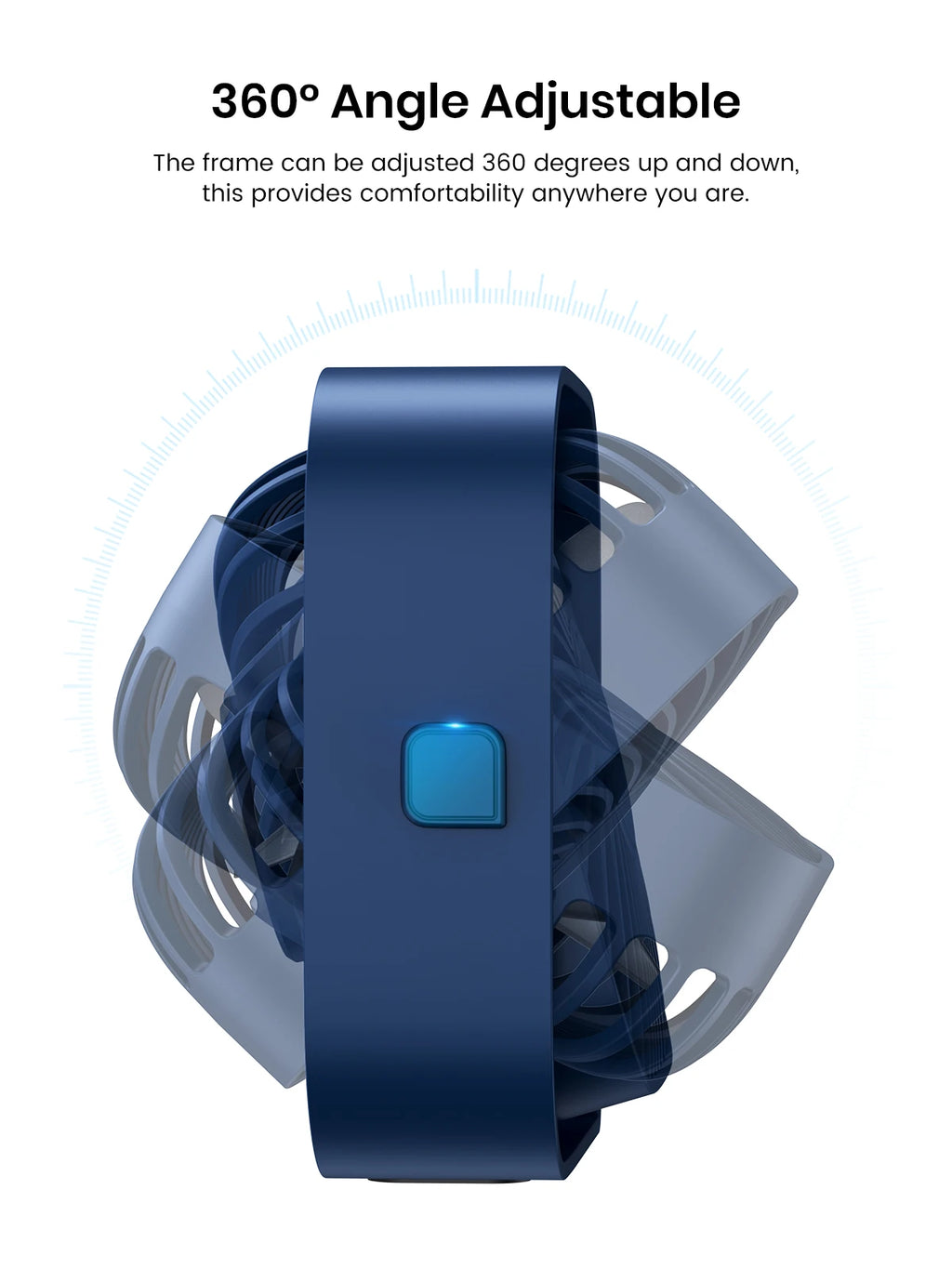 No drive BreezePro:Ultra-Quiet Portable USB Desk Fan