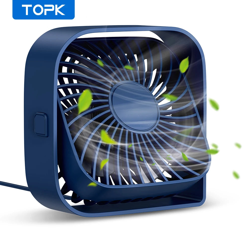 No drive BreezePro:Ultra-Quiet Portable USB Desk Fan