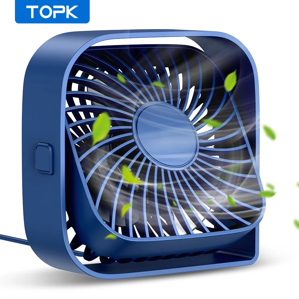 No drive BreezePro:Ultra-Quiet Portable USB Desk Fan