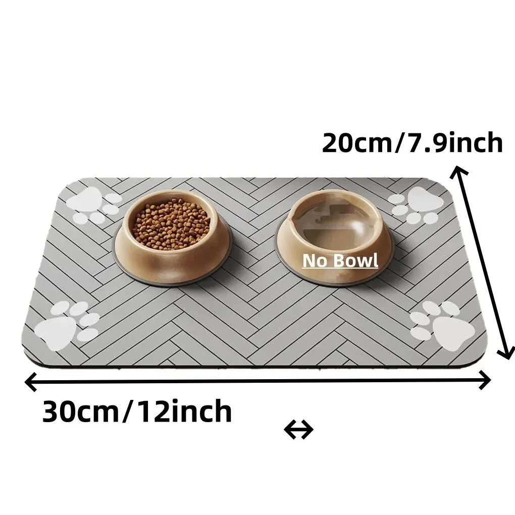 Premium absorbent pet feeding mat-Non-Slip & waterproof