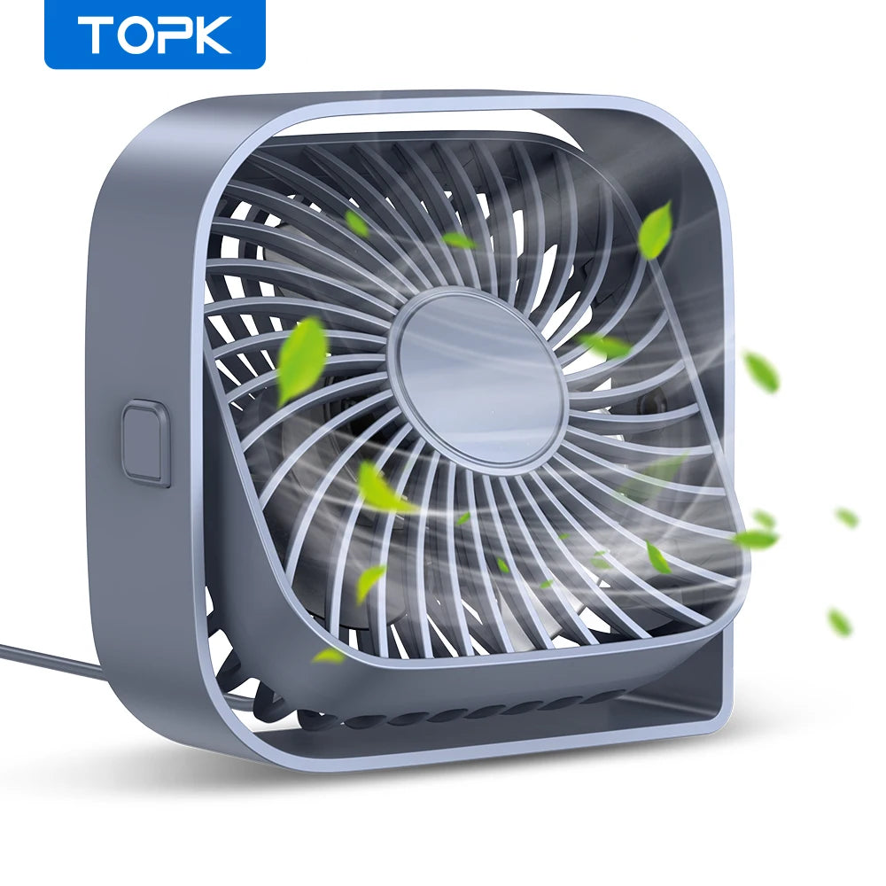 No drive BreezePro:Ultra-Quiet Portable USB Desk Fan