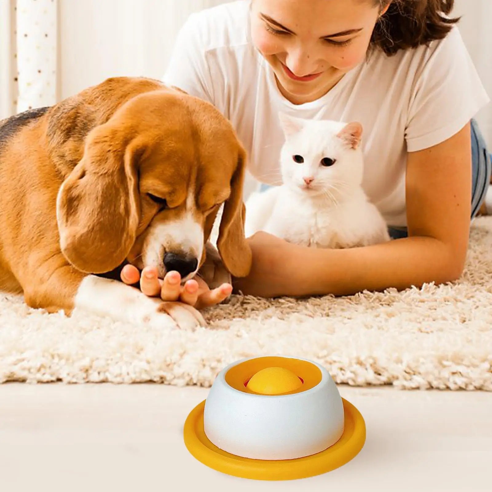 Interactive Slow Feeder Dog Puzzle Bowl