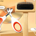 Novadrive Professional Pet Deshedding Tool - Undercoat Grooming Brush for Dog